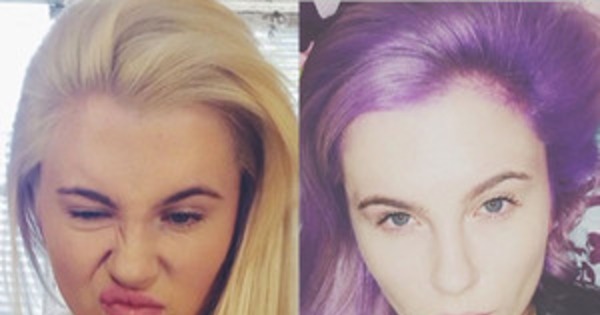 Ireland Baldwin Dyes Her Blond Hair Purple E News France